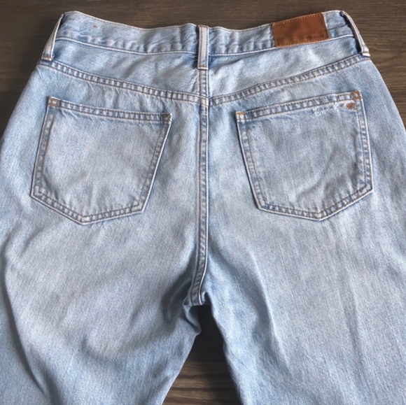 Madewell The Perfect Summer Jean Straight Leg 27 Light Medium Wash - Picture 9 of 15